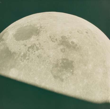 NASA. Two of the earliest photographs of the moon from a perspective not visible on Earth, December 21-27, 1968 - photo 1