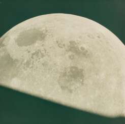 Two of the earliest photographs of the moon from a perspective not visible on Earth, December 21-27, 1968
