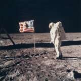 NASA. Buzz Aldrin and the American flag on the Sea of Tranquillity, July 16-24, 1969 - photo 1