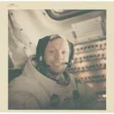 NASA. Portrait of Neil Armstrong back in the LM after the historic moonwalk, July 16-24, 1969 - photo 2