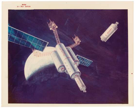 NASA. Three artist's concepts of solar satellites for future NASA missions, June, 1976 - фото 8