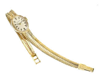 Armbanduhr: goldene vintage Damenuhr der Marke "Dugena"