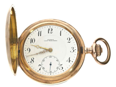 union horlogere gold pocket watch