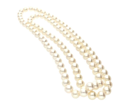 Kette/Collier: feine, ehemals sehr teure endlose Akoya-Perlenkette - Foto 1