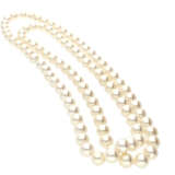 Kette/Collier: feine, ehemals sehr teure endlose Akoya-Perlenkette - Foto 1