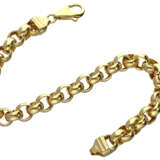 Armband: sehr schönes goldenes Armband im Erbsmuster, 18K Gold - Foto 1