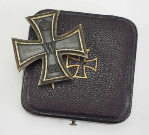 Preussen: Eisernes Kreuz, 1914, 1. Klasse, im Etui. - Foto 1