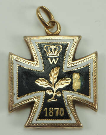 Preussen: Patriotisches Eisernes Kreuz 1870. - фото 1