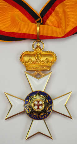 Waldeck: Verdienstkreuz, 1. Klasse (mit Krone). - Foto 1