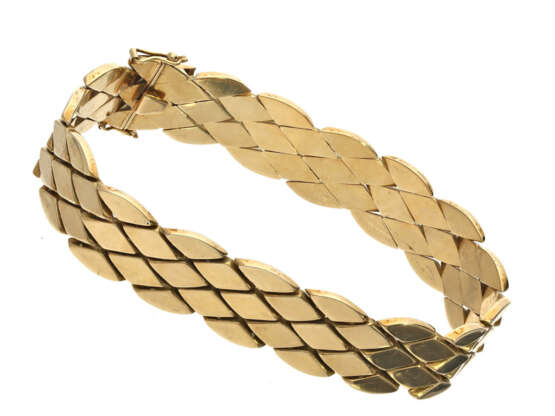 Armband: hochkarätiges vintage Goldschmiedearmband - Foto 1