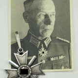 Ritterkreuz des Kriegsverdienstkreuzes, mit Schwertern - Major d.R. Friedrich Rabitz, Kommandeur Brückenbau-Bataillon 560. - photo 1
