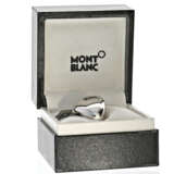 Ring: silberner, äußerst massiver und hochwertiger Designerring von Mont Blanc, neuwertig mit Box und Label - photo 2