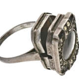 Ring: ausgefallener antiker Silberring, ursprünglich Ringuhr - Foto 3