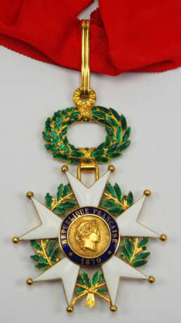 Frankreich: Orden der Ehrenlegion, 9. Modell (1870-1951), Komturkreuz. - фото 1