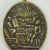Frankreich: Medaille zur Erinnerung an das Förderationsfest auf dem Marsfeld für die Marine, 1790. - фото 1