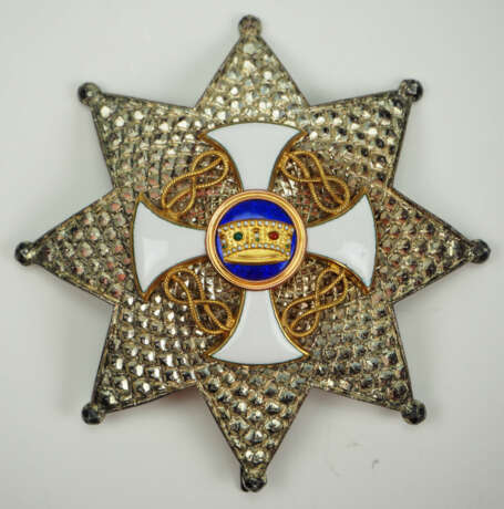 Italien: Orden der Krone von Italien, Komtur Stern. - Foto 1