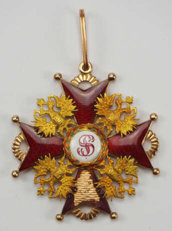 Russland: Kaiserlicher und Königlicher Orden vom heiligen Stanislaus, 2. Modell, 2. Typ (ca. 1841-1917), 1. Klasse Kleinod. - фото 1