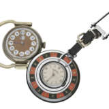 Taschenuhren: Konvolut von 4 ungewöhnlichen Anhänge-Uhren, 30er/60er Jahre - Foto 2