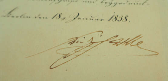 Preussen: Roter Adler Orden, 3. Klasse mit Schleife, Urkunde für einen Major im Stab des Ingenieurs Corps. - photo 2