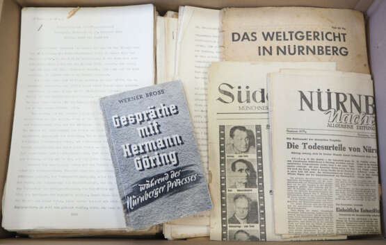 Nürnberger Prozesse: Presseabschriften. - фото 1