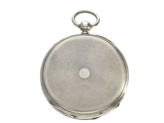 Taschenuhr: frühe, hochfeine französische Taschenuhr mit Repetition, Steinzylinder und Temperatur-Kompensation, No.16523, ca.1820 - photo 3