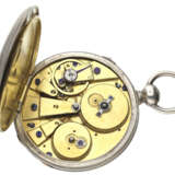 Taschenuhr: feine, frühe Taschenuhr mit "Seconde Morte", um 1830 - photo 2