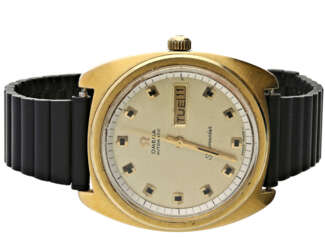 Armbanduhr: seltene vintage Herrenuhr Omega Seamaster Automatic Calendar "Jumbo-39mm", 70er Jahre
