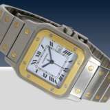 Armbanduhr: vintage Herrenuhr Cartier Santos Automatique Stahl/Gold - photo 1