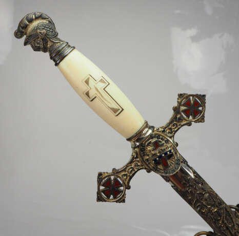 Freimaurer: Gala-Schwert des Homer G. Hunkley. - Foto 1
