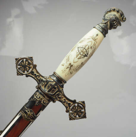 Freimaurer: Gala-Schwert des Homer G. Hunkley. - Foto 2