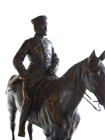König Karl von Württemberg - Bronze. - Foto 4