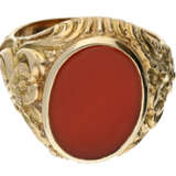Ring: dekorativer und aufwändig gefertigter vintage Herrenring - Foto 1