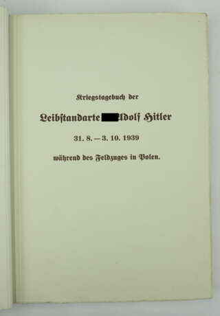 Kriegstagebuch der Leibstandarte SS Adolf Hitler - 31.8-3.10.1939 während des Feldzuges in Polen. - фото 4