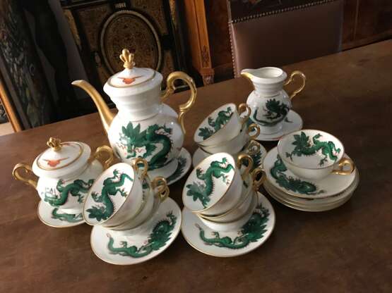 «Service à thé-café de style chinois. La belgique le début du XXE siècle» - photo 3