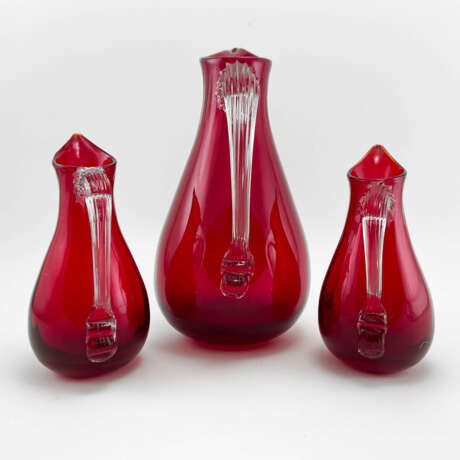 Набор из 3-х кувшинов Precious Drops. Whitefriars Glass United Kingdom 1960 - photo 4