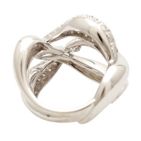 BUCHERER Ring mit Brillanten, zusammen ca. 1,5 ct, W - LGW / VS - SI, - фото 3