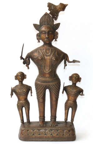 Shiva, große Bronzeplastik - Foto 1