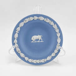 Plate for jewelry "Taurus". Wedgwood, England, biscuit china, handmade, 1950-1969