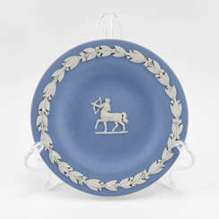 Sagittarius jewelry plate. Wedgwood, England, biscuit china, handmade, 1929-1950