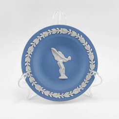 Plate for jewelry "Nika". Wedgwood, England, biscuit china, handmade, 1929-1950