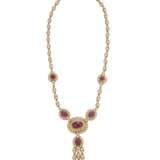 Graff. GRAFF DIAMOND AND RUBY NECKLACE AND EARRINGS - photo 3