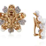 Schlumberger, Jean. Tiffany & Co.. TIFFANY & CO. JEAN SCHLUMBERGER CULTURED PEARL AND DIAMOND EARRINGS - фото 3