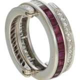 DIAMOND AND RUBY RING - фото 1