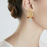 Moussaieff. MOUSSAIEFF MULTI-GEM AND DIAMOND EARRINGS - photo 2