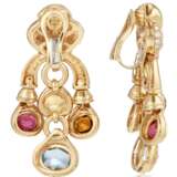 Moussaieff. MOUSSAIEFF MULTI-GEM AND DIAMOND EARRINGS - фото 3