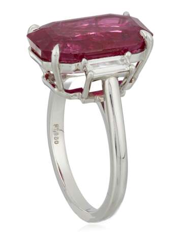 RUBY AND DIAMOND RING - photo 3