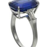 SAPPHIRE AND DIAMOND RING - фото 3