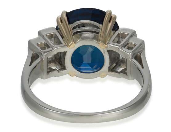 SAPPHIRE AND DIAMOND RING - photo 4