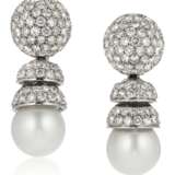 SET OF CULTURED PEARL AND DIAMOND JEWELRY - photo 5