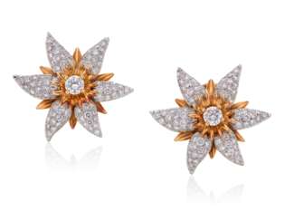 TIFFANY & CO. JEAN SCHLUMBERGER DIAMOND EARRINGS